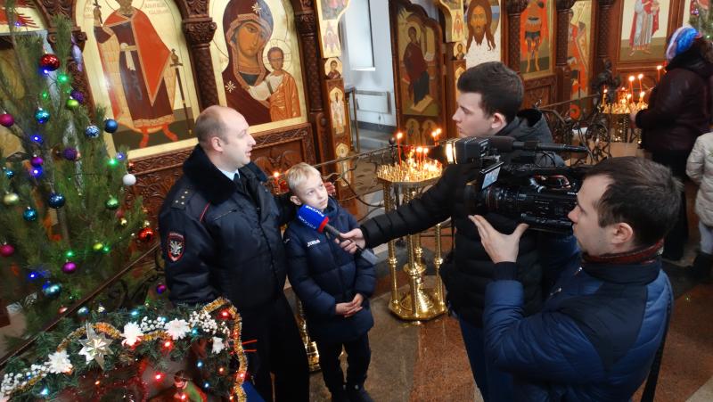 В Волгограде для детей сотрудников транспортной полиции организовали праздник