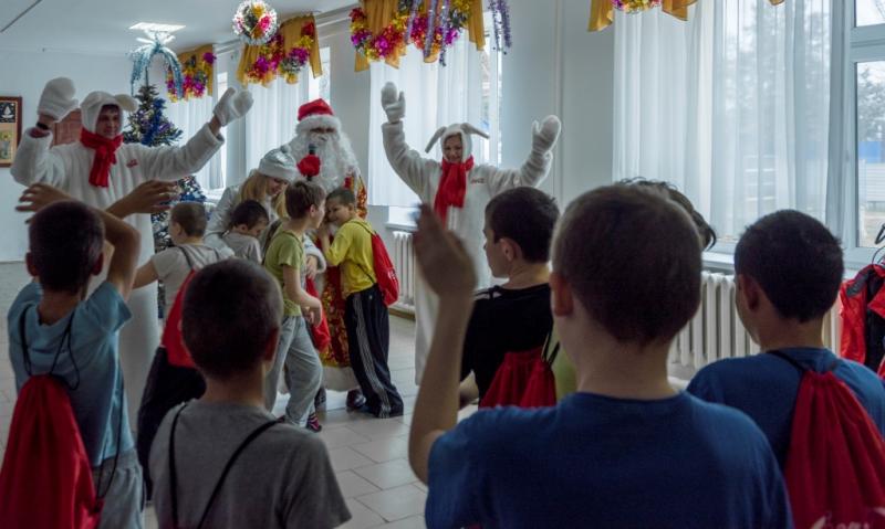 По Краснодару прошелся «Рождественский караван Coca-Cola»