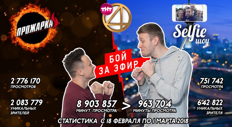 Шоу «Прожарка» на ТНТ4 выиграла бой за эфир!