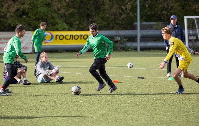 Фестиваль детского футбола прошел в Москве