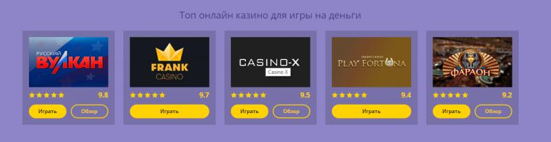 Играть в проверенные аппараты online на деньги в России прямо сейчас