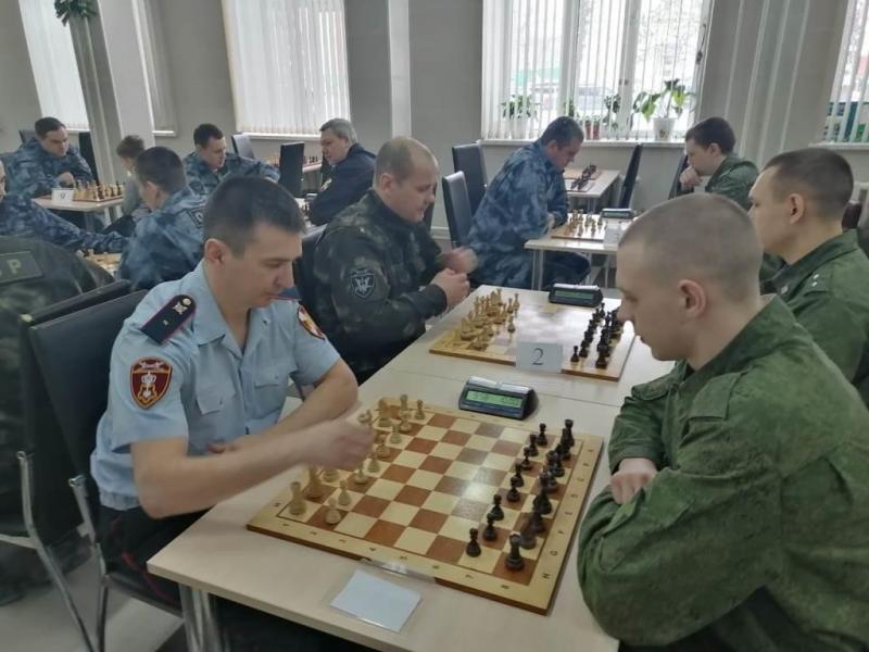 В Тюмени выявлены сильнейшие шахматисты территориального Управления Росгвардии