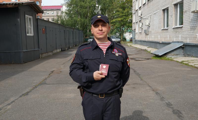 Сотрудник вневедомственной охраны Росгвардии по Архангельской области удостоен государственной награды