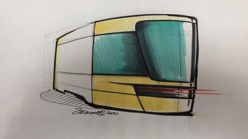 «ПК Транспортные системы» приступила к покраске первого трамвая новой модели «Корсар»