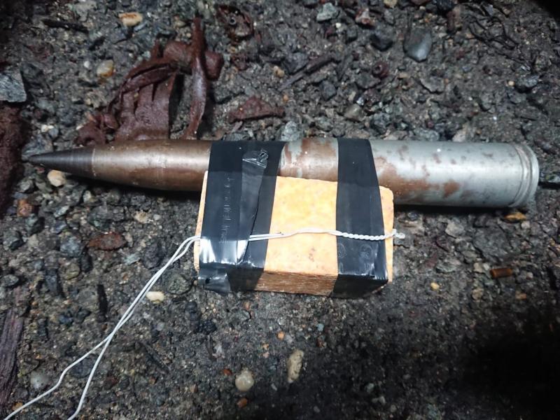 В Челябинске бойцы ОМОН уничтожили осколочно-фугасный снаряд
