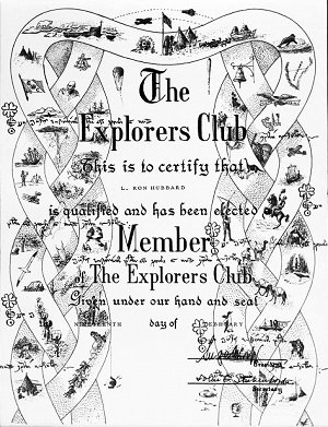 Экспедиция Л.Рон Хаббарда под флагом Клуба путешественников