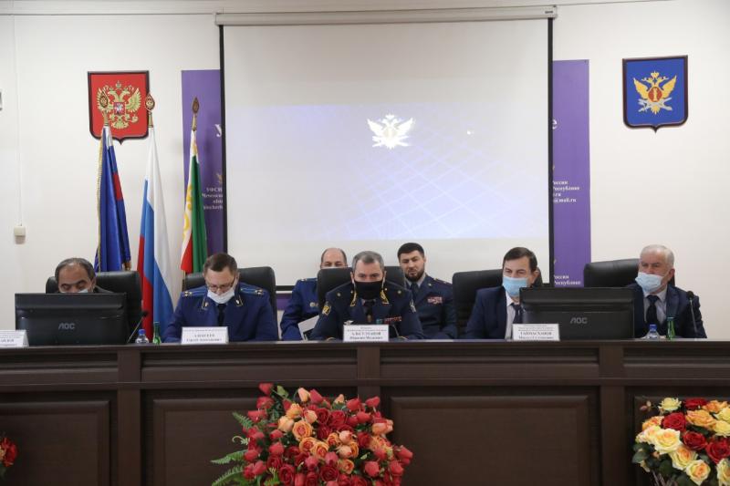 В Управлении Федеральной службы исполнения наказаний по Чеченской Республике состоялось расширенное заседание коллегии по подведению итогов деятельности за 2020 год