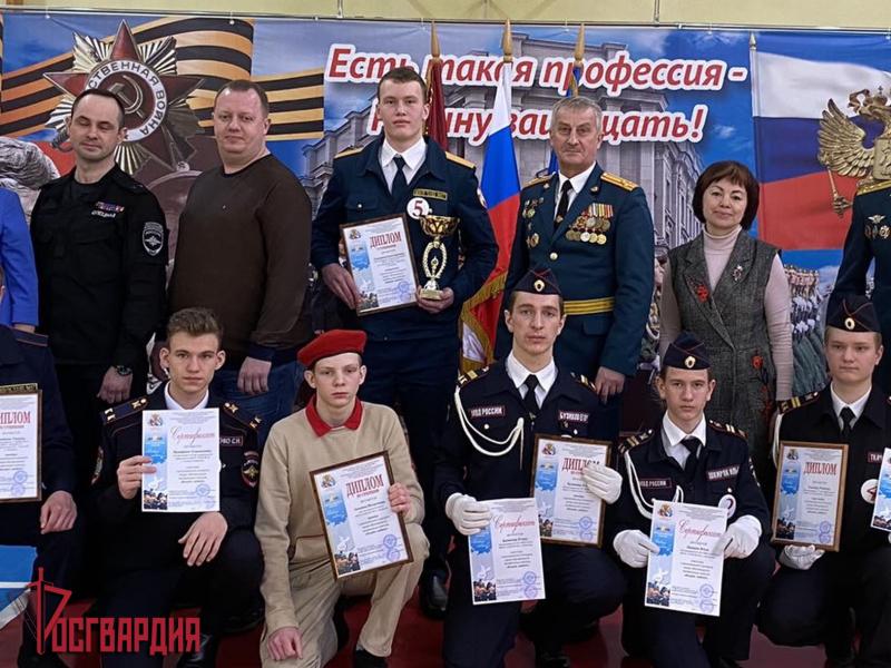 Ученик 10 специализированного класса Росгвардии города Ангарска стал победителем областного конкурса «Виват, кадет!»