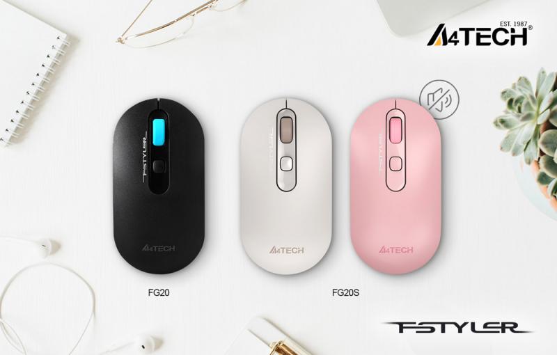 Обновление мыши FG20 от A4Tech: новый цвет и бесшумная версия