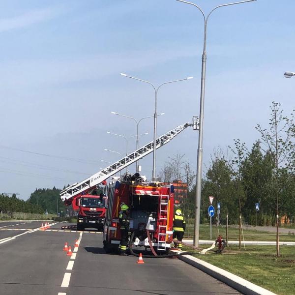 Пожарные Зеленограда приняли участие 
в тренировке в ОЭЗ «Зеленоград»