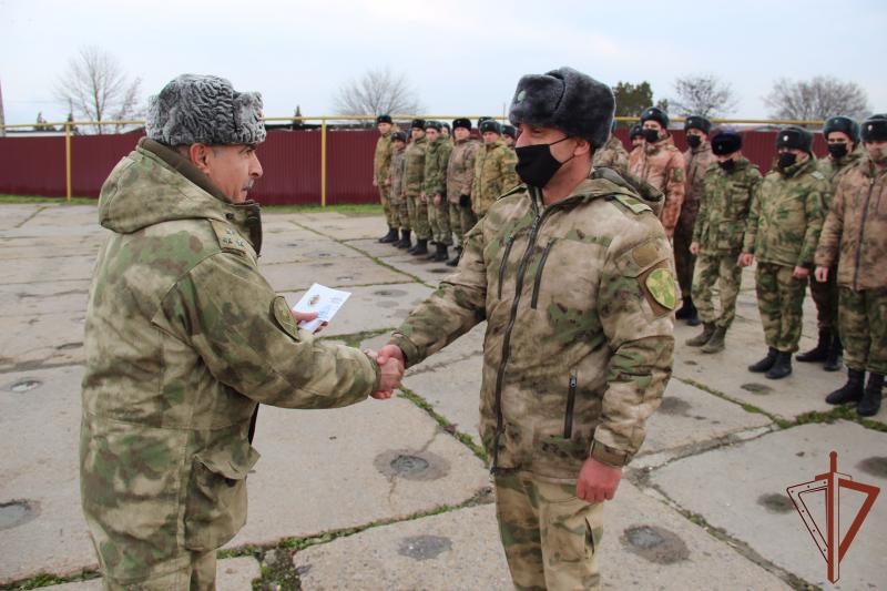 В ОГВ(с) поздравили военнослужащих инженерно-саперного взвода с окончанием служебной командировки