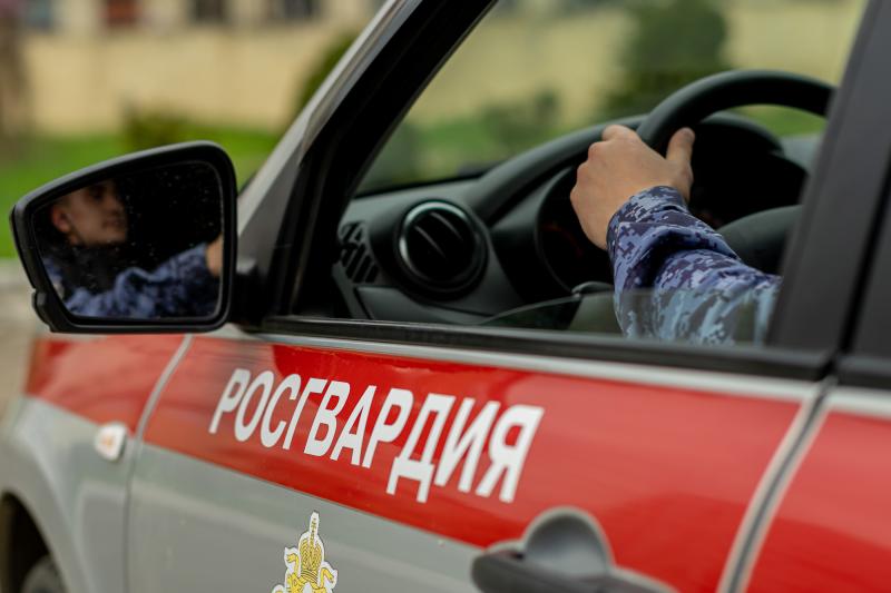 В Новороссийске сотрудники Росгвардии задержали мужчину, который повредил припаркованный автомобиль
