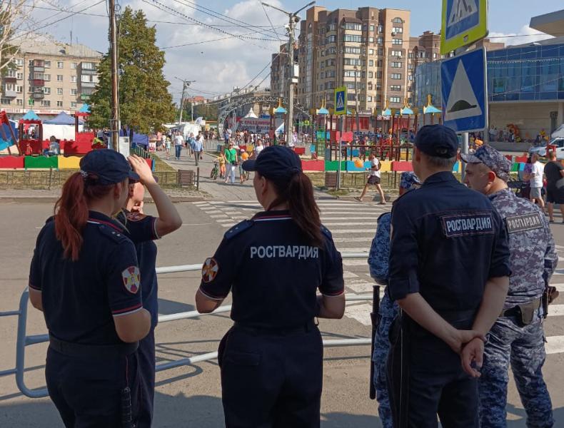 В Челябинске Росгвардейцы обеспечили безопасность спартакиады по летним видам спорта