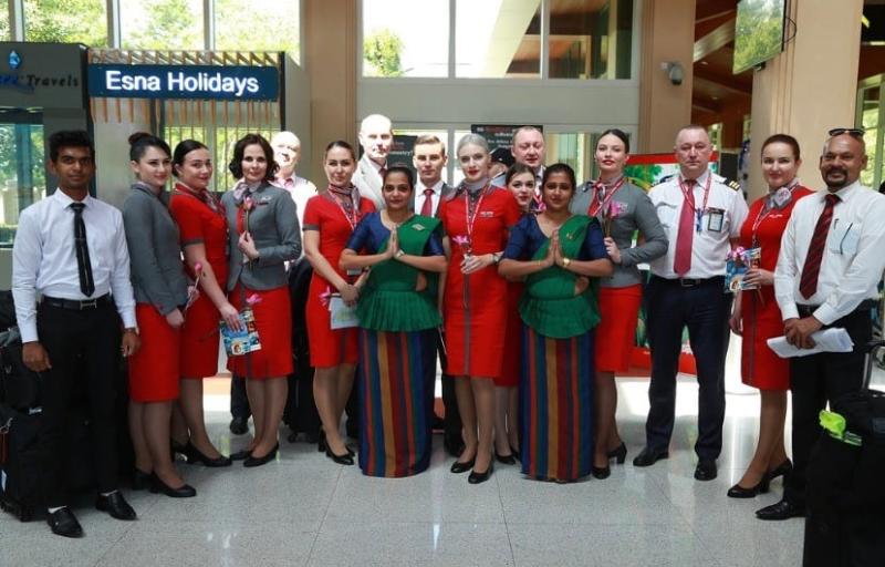 С конца 2022 года Red Wings запускает полёты из России в Шри-Ланку