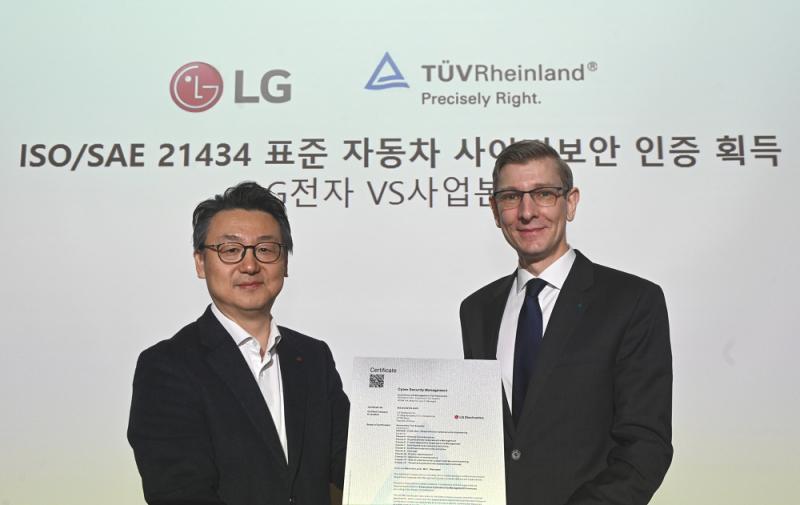 LG СООТВЕТСТВУЕТ ГЛОБАЛЬНОМУ СТАНДАРТУ КИБЕРБЕЗОПАСНОСТИ ТРАНСПОРТНЫХ СРЕДСТВ