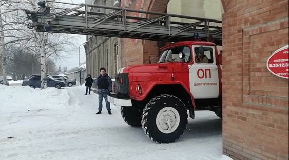 В Димитровграде росгвардейцы совместно с сотрудниками МЧС провели пожарно-тактические учения