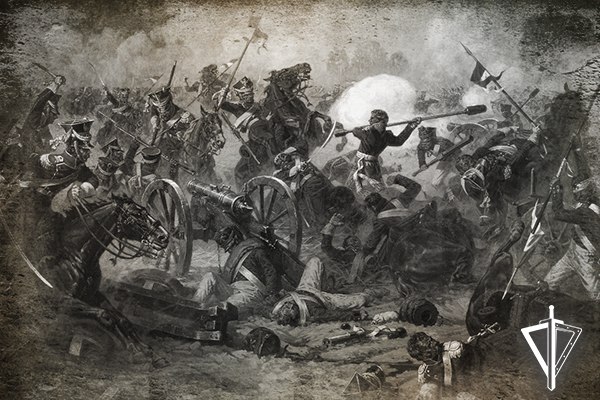 Генералы внутренней стражи формировали ополчение для участия в Бородинской битве