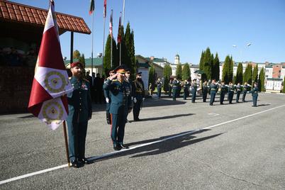 Веденскому отдельному специальному моторизованному батальону Росгвардии вручено Боевое знамя нового образца