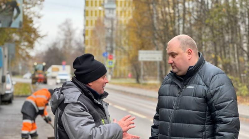 Кирилл Кудряшов лично проверил уборку дорог в городе Королёв