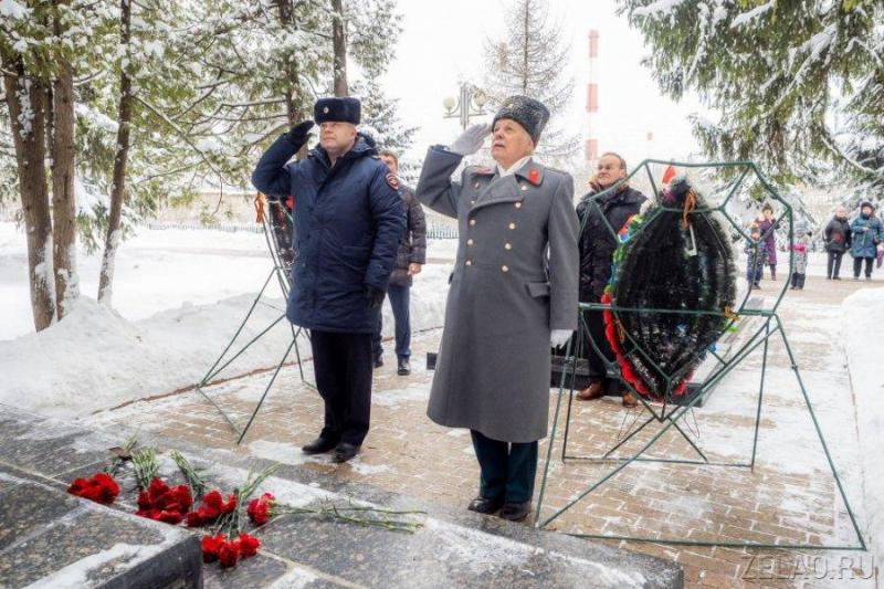 Зеленоградская полиция приняла участие в торжественных мероприятиях, посвященных битве за Москву