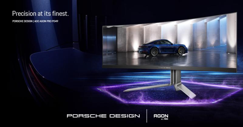 Porsche Design и AGON by AOC представляют игровой монитор PD49