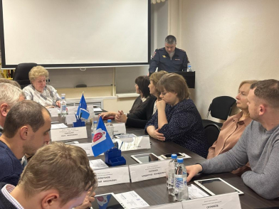 Член Общественного совета при УВД по ЮАО Александр Трунов принял участие в отчете