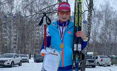 Сотрудница ОМОН «Крепость» победила в Чемпионате и Первенстве Орловской области по лыжным гонкам