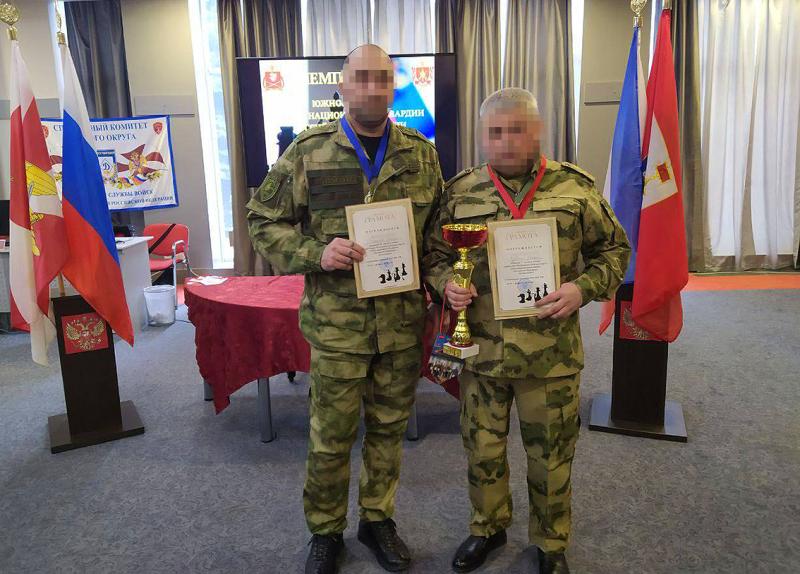 Победителями окружного шахматного турнира стали росгвардейцы из Запорожской области