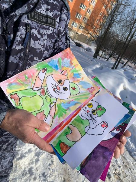 Чеховские росгвардийцы поздравление с Днём Защитника Отечества раненых бойцов СВО