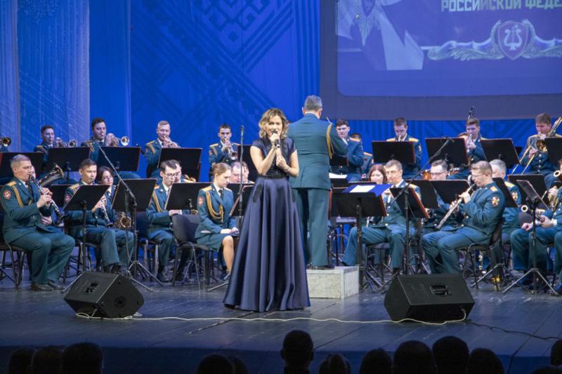В Йошкар-Оле выступил образцово - показательный оркестр войск национальной гвардии Российской Федерации