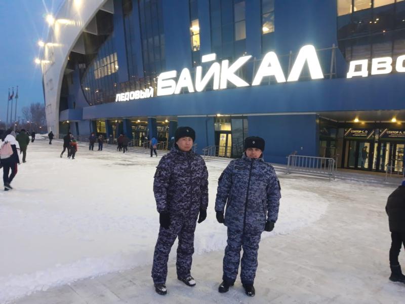 Росгвардия обеспечила безопасность при проведении хоккейных матчей в Иркутской области