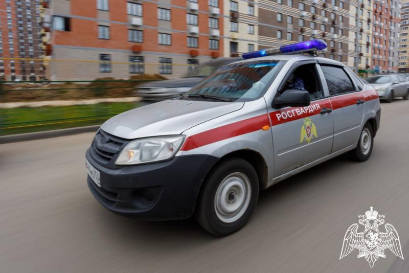 В Московской области сотрудники Росгвардии задержали  подозреваемого в краже