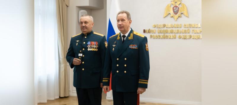 Генерал армии Виктор Золотов поздравил военнослужащих и сотрудников Росгвардии с присвоением званий высших офицеров и специальных званий высшего начальствующего состава