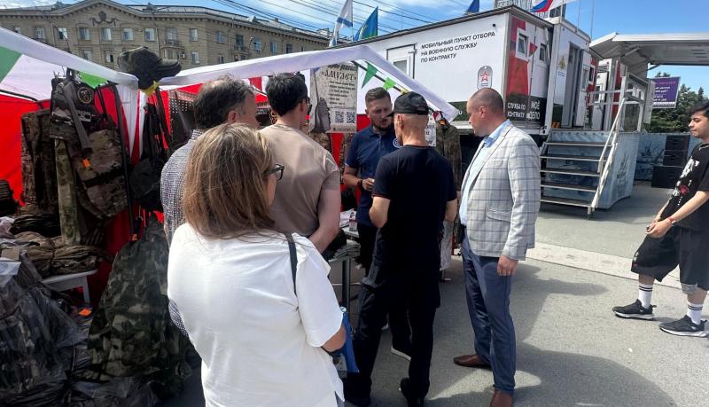 В День города в Новосибирске прошла выставка достижений предпринимателей