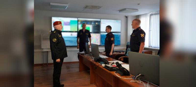 Генерал-полковник Алексей Воробьёв проверил Главное управление Росгвардии по городу Москве