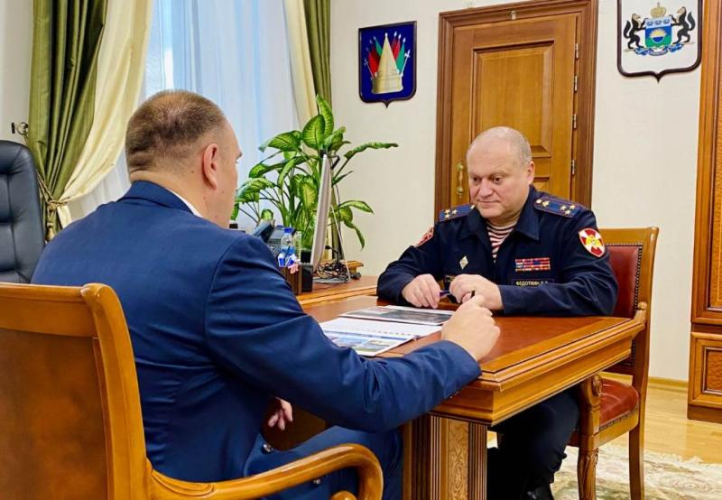 Рабочие переговоры провели начальник территориального управления Росгвардии и глава города Тобольск