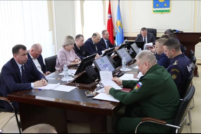 Начальник Ступинской Росгвардии принял участие в Совещании по безопасности в Образовательных учреждениях