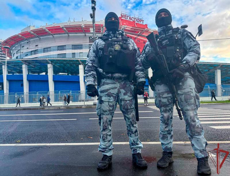 Безопасность хоккейных матчей в Москве обеспечена при содействии Росгвардии