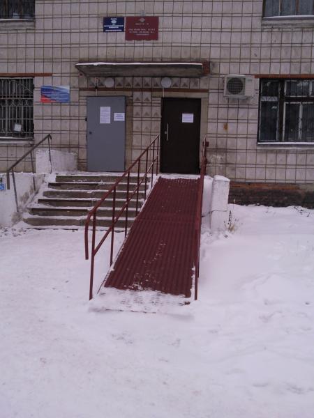 После обращения томских активистов ОНФ в здании отделения УФМС в Колпашево установлен пандус